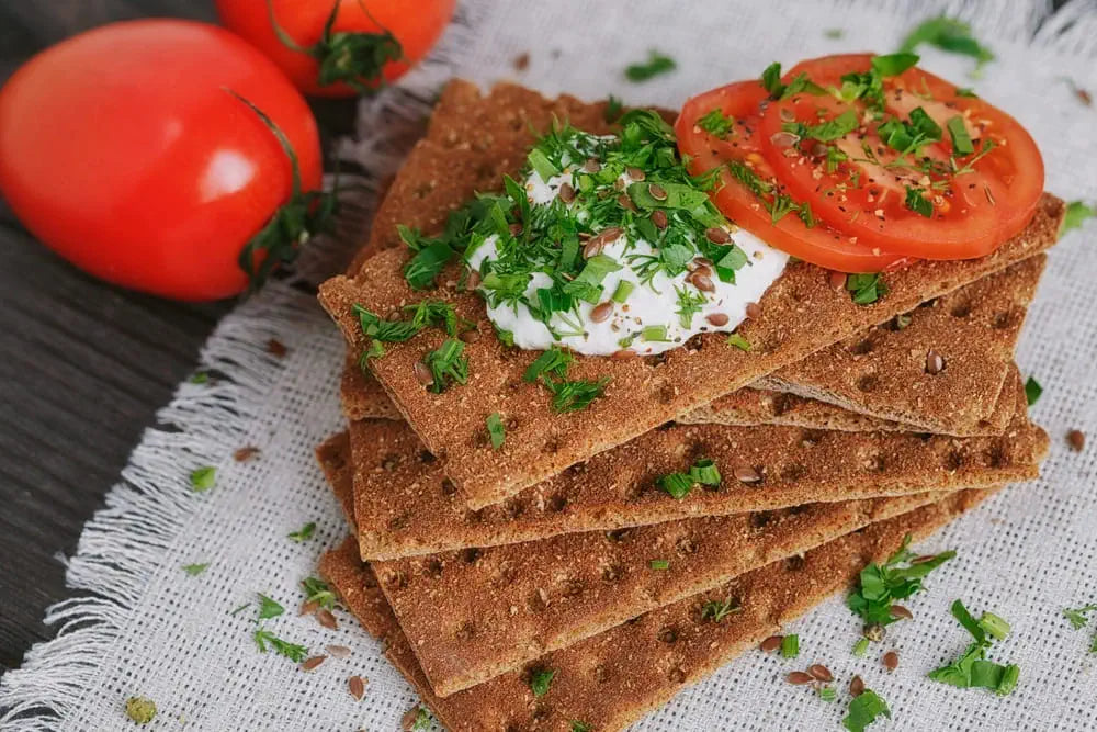 Cucumber and Tomato Flax Crackers | Commercial Dehydrators