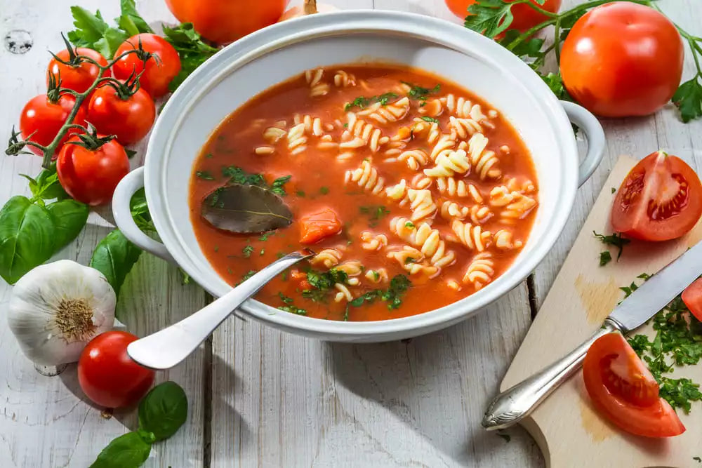 Sun-Dried Tomato And Penne Soup | Commercial Dehydrators