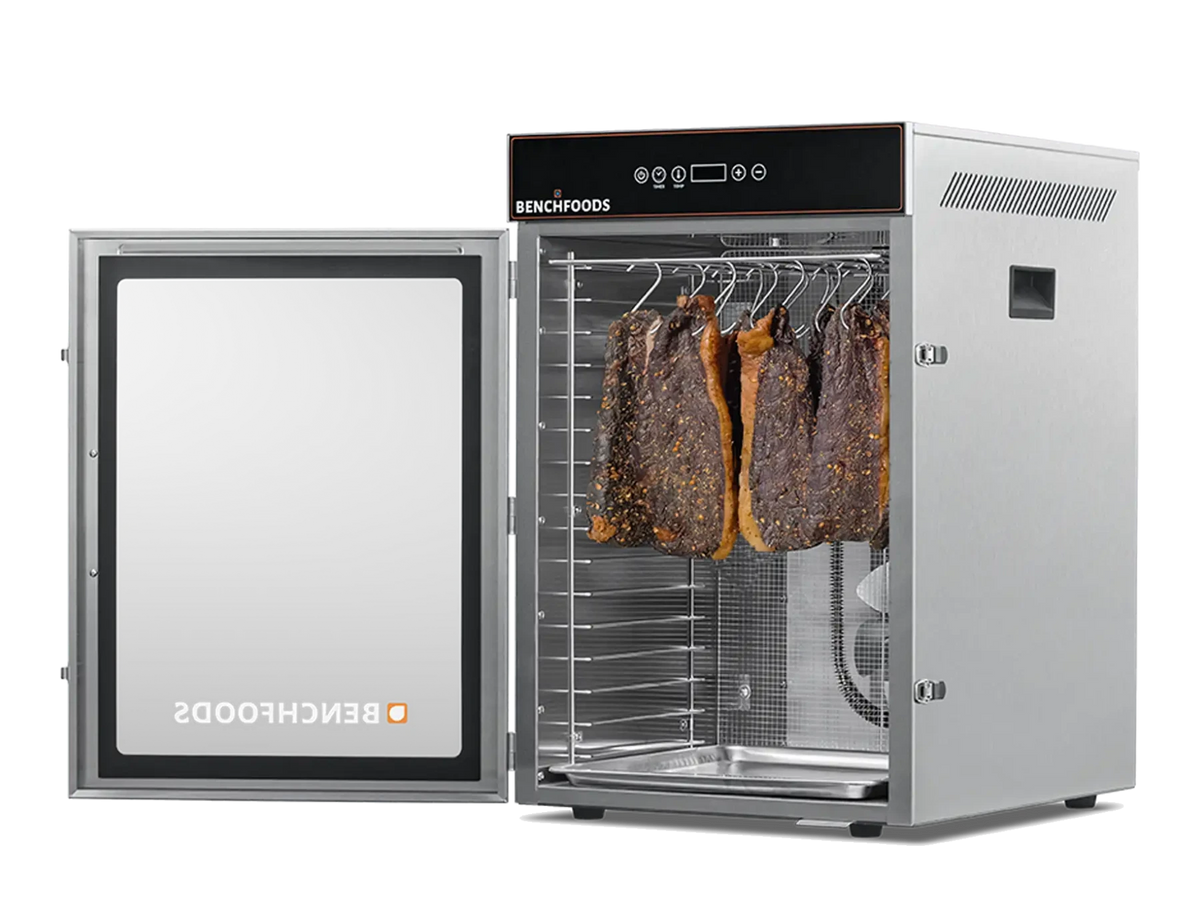 Benchfoods 1 Zone 16 Tray Biltong Bundle, angle open