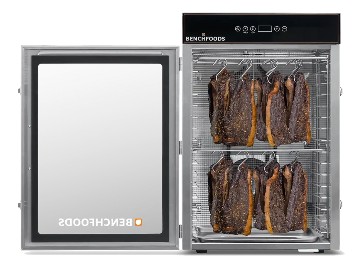 Benchfoods 1 Zone 16 Tray Biltong Bundle, door open front