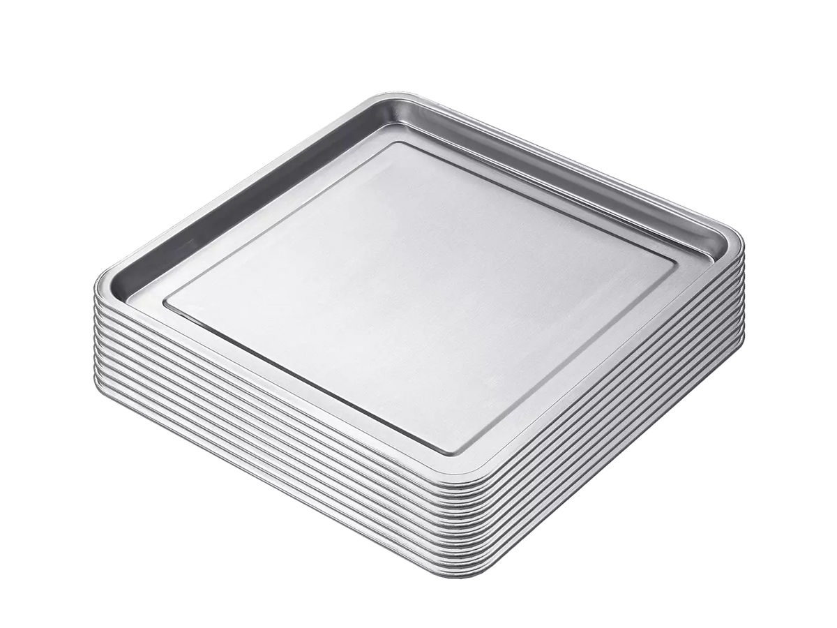 16" x 16" Stainless Steel Pan Trays