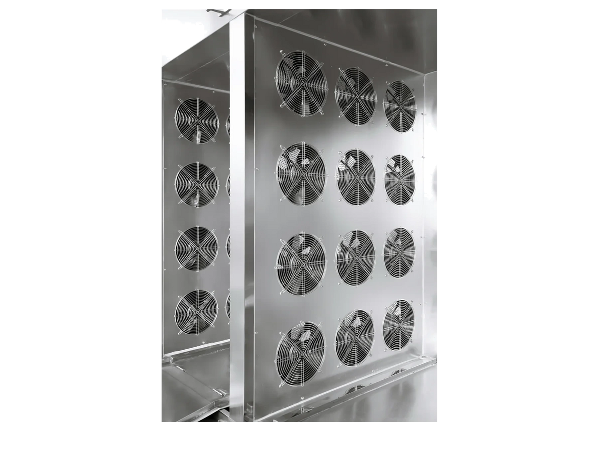 2 Cart / 60 - 120 Tray / 188 - 375 sq. ft Total tray area