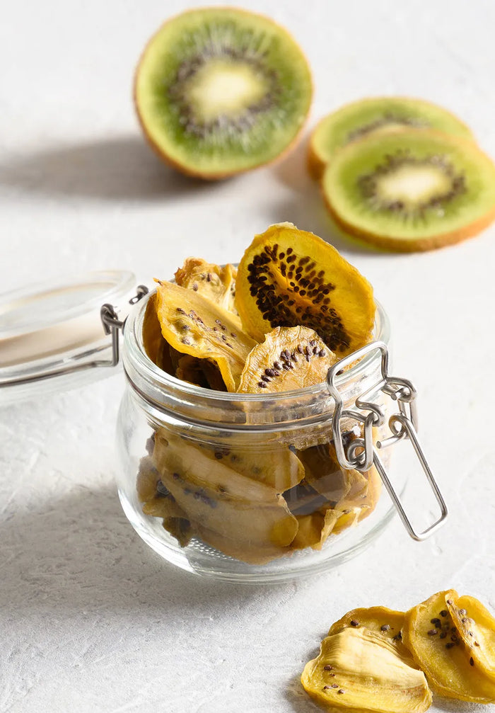 Dehydrated kiwi fruit slices