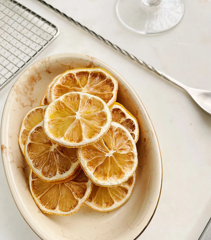Dehydrated lemon slices