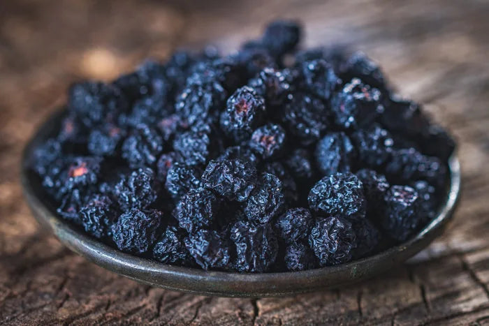 Dehydrated blueberries