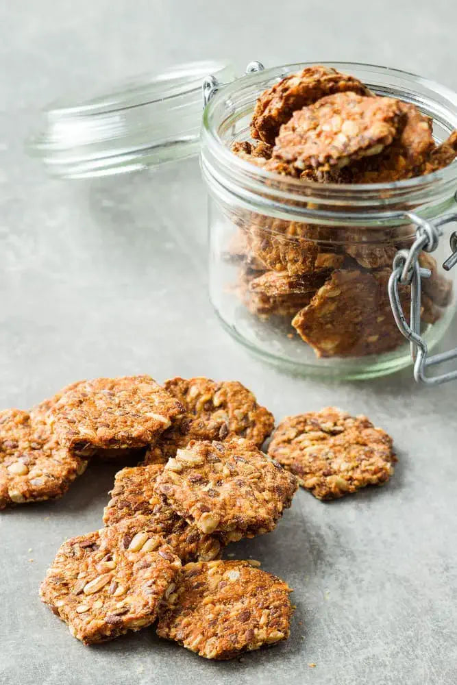 Apple, Sweet Potato, and Sesame Flax Crackers | Commercial Dehydrators