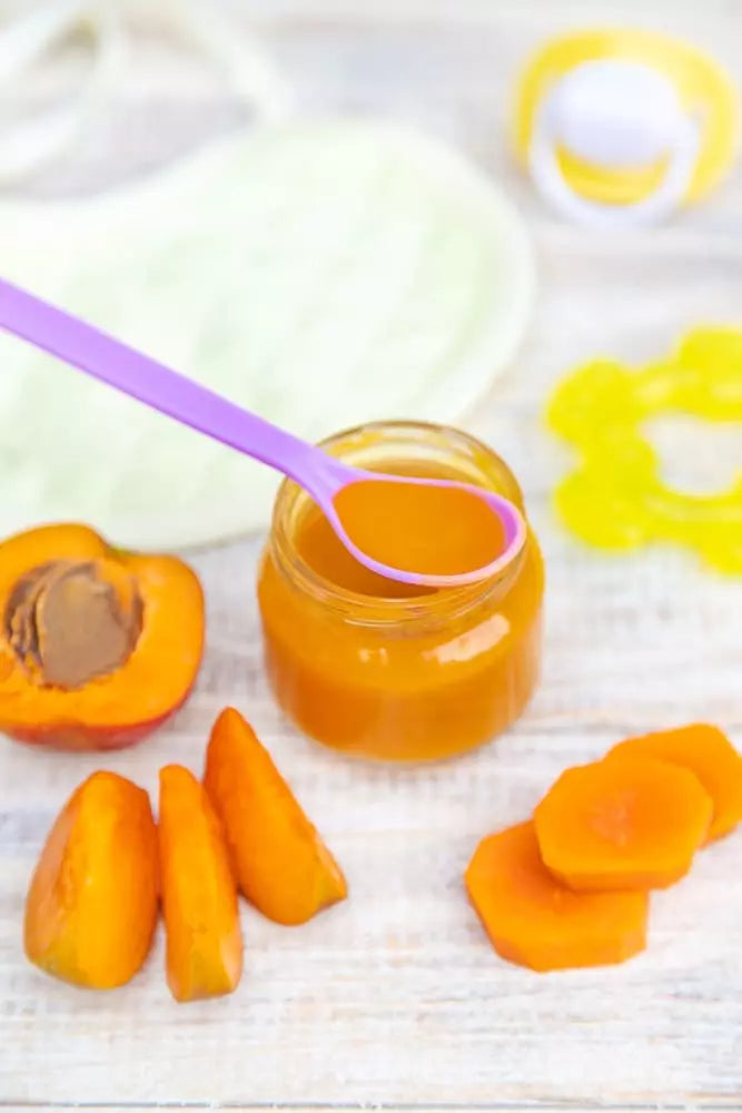 Peach and Mango Baby Food