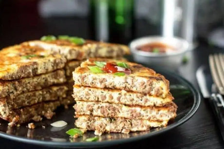 Seasoned Ground Beef Sausage Omelet Bites | Commercial Dehydrators