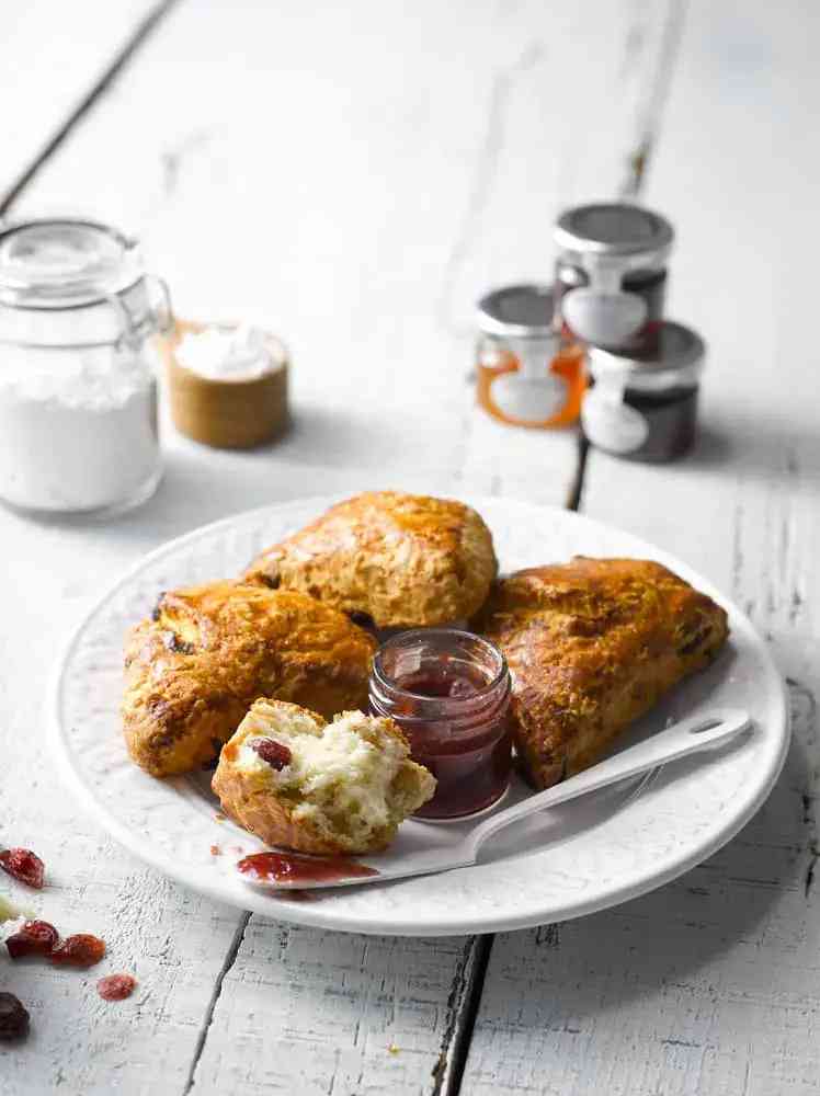 Apple Carrot Cranberry Scones
