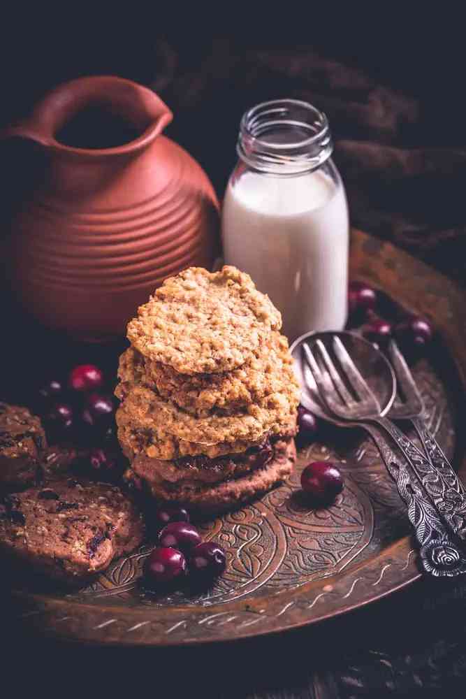 Cranberry Lemon Oatmeal Cookies