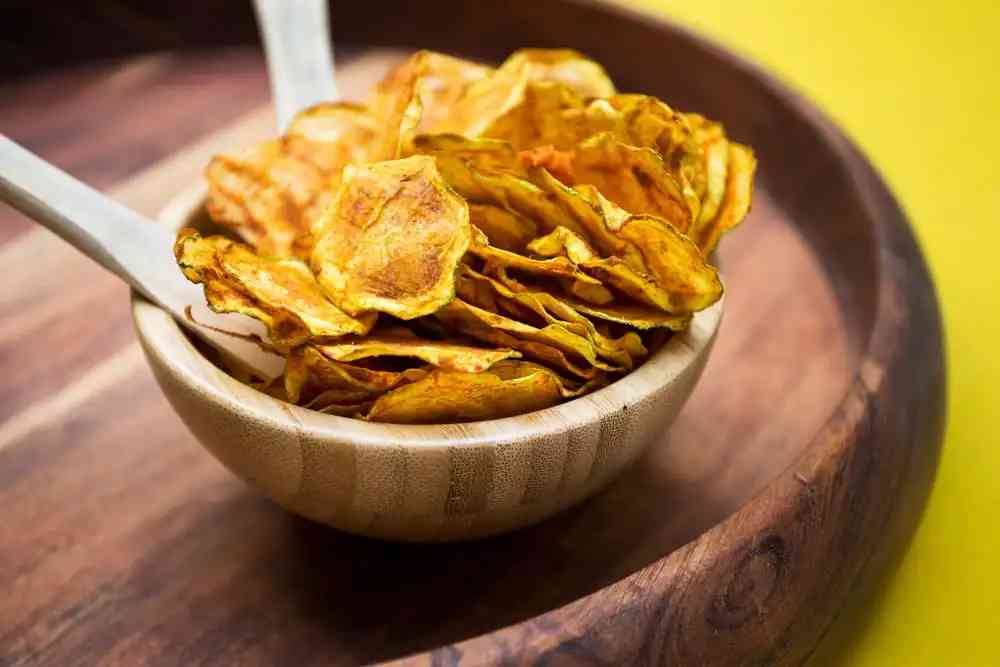 Salt & Pepper Vinegar Zucchini Chips