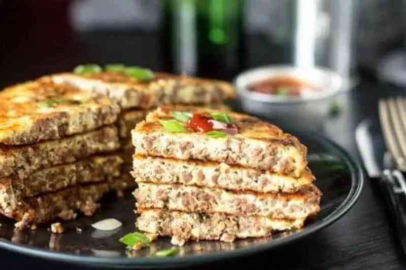 Seasoned Ground Beef Sausage Omelet Bites