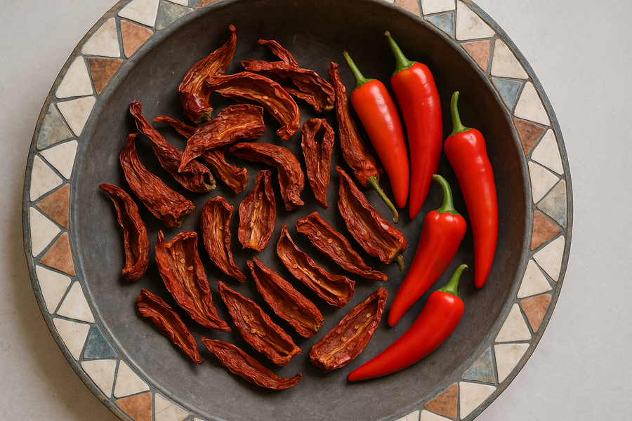 Dried Anaheim Peppers