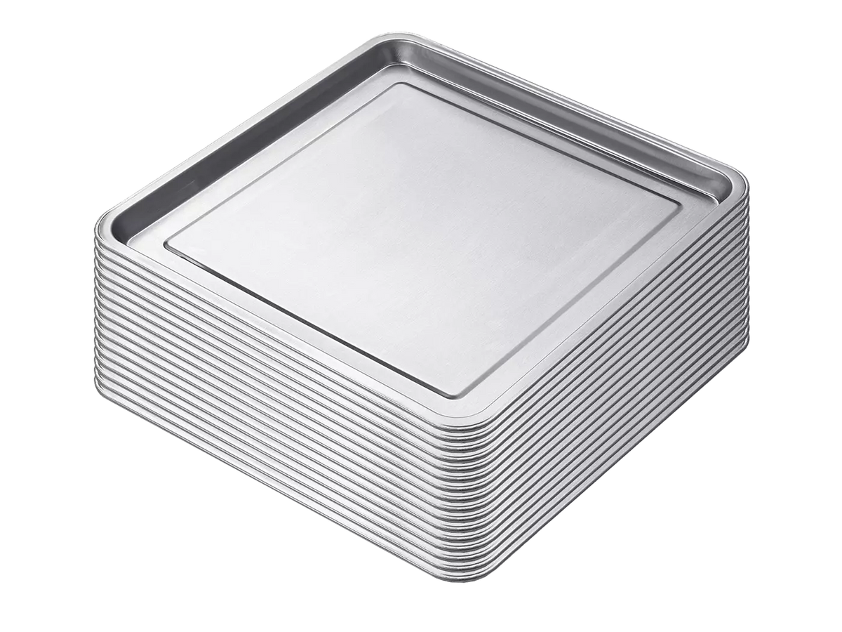 16" x 16" Stainless Steel Pan Trays