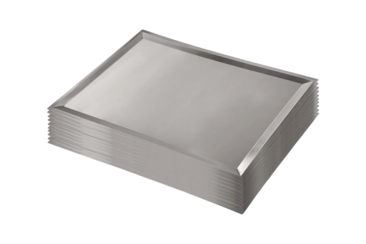 8" x 12" Stainless Steel Pan Trays