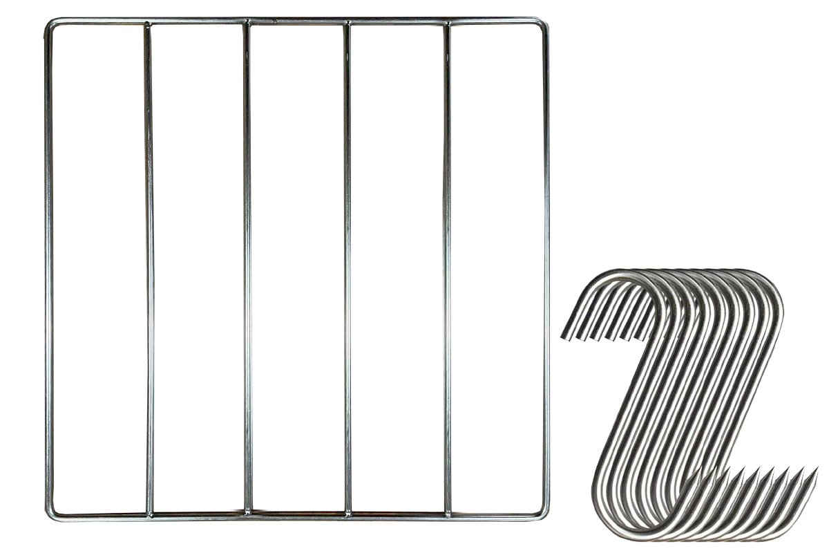 16" x 16" Biltong Hook & Rack Bundle