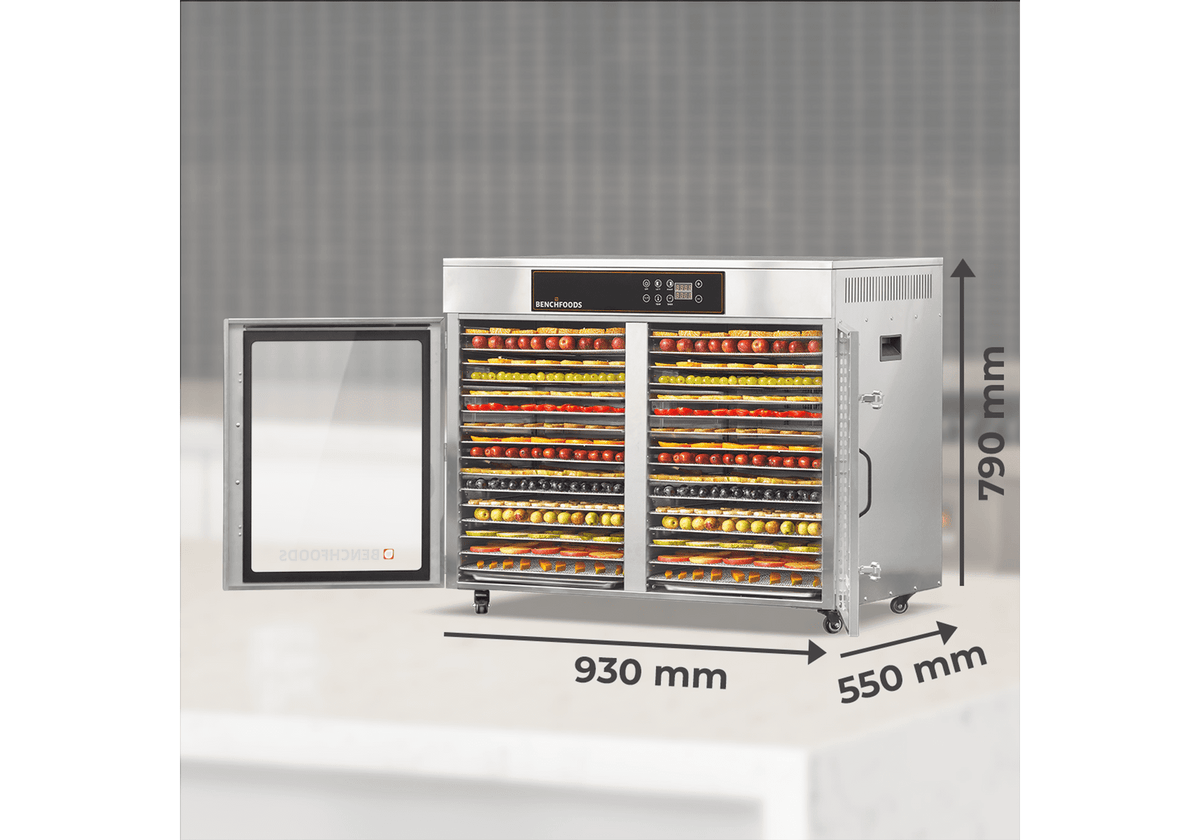 2 Zone - Horizontal / 32 Tray / 57 sq. ft Tray Area - Biltong Bundle