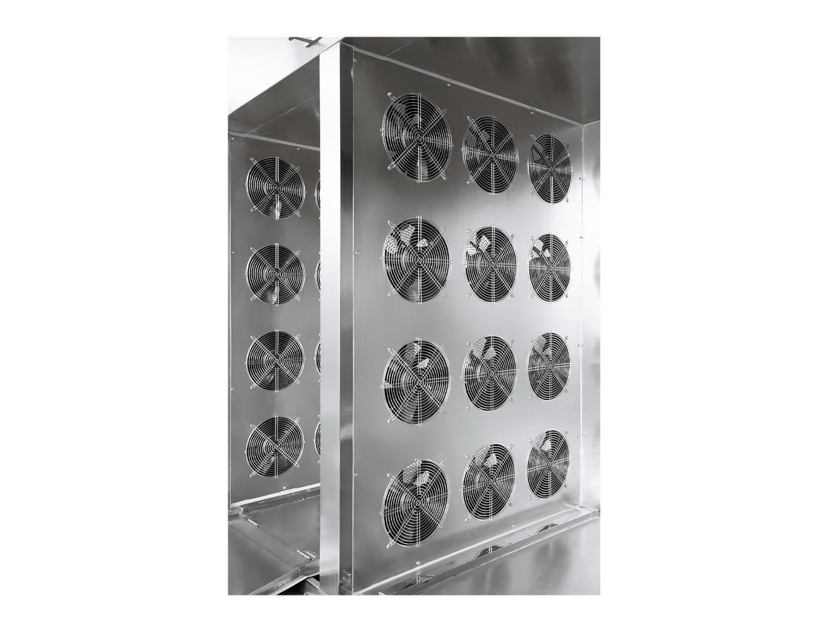 2 Cart / 60 - 120 Tray / 188 - 375 sq. ft Total tray area