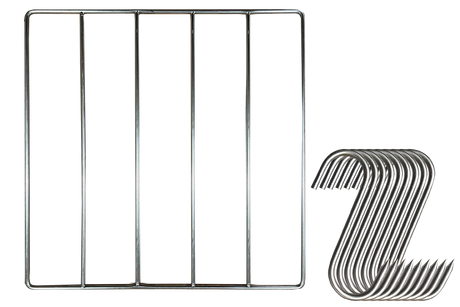 Benchfoods 40 x 40cm Biltong Hook & Rack Bundle