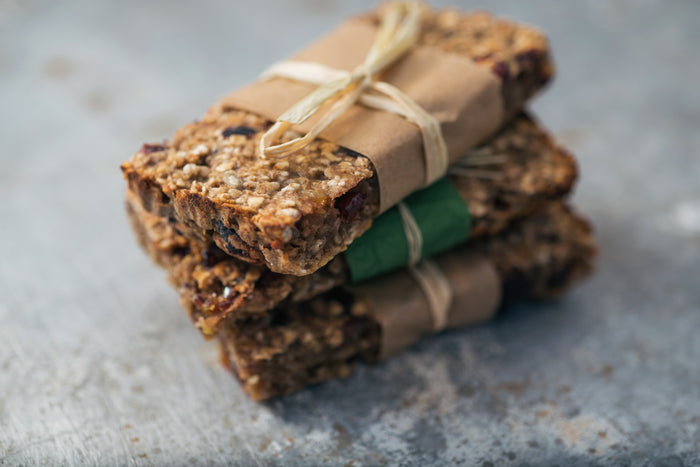 Stack of granola bars
